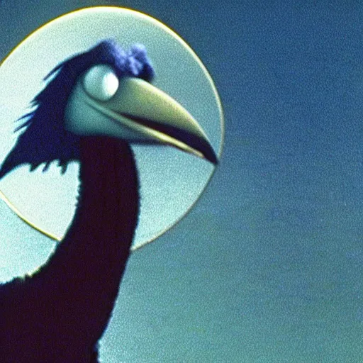 Image similar to screen capture of a dodo bird in Nightmare Before Christmas