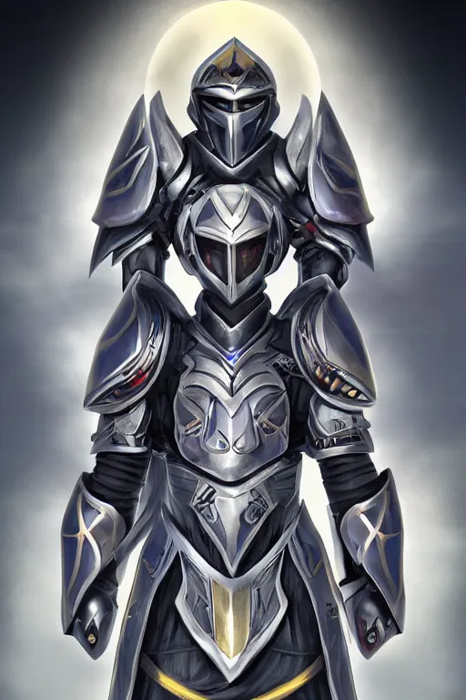 Image similar to helmet armor guardian destiny in witch queen illumination ray tracing hdr fanart arstation by sung choi robot ninja mask and eric pfeiffer and gabriel garza and casper konefal