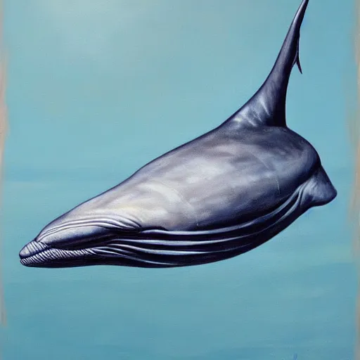 Prompt: a creature with a race car motor engine as its head and the body of a cachalot. a highly detailed, photorealistic painting, an unreal creature, a cachalot whale, a marine creature, 8 k, cyber - punk