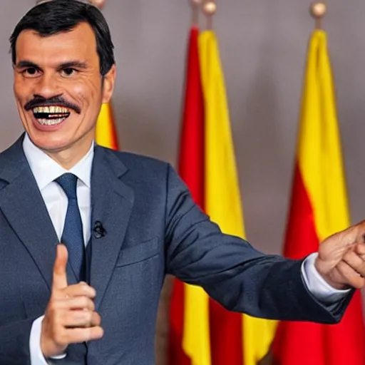 Prompt: spanish president pedro sanchez as hitler