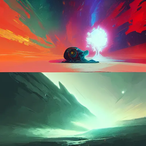 Image similar to an exploding star, by anato finnstark, by alena aenami, by john harris, by ross tran, by wlop, by andreas rocha