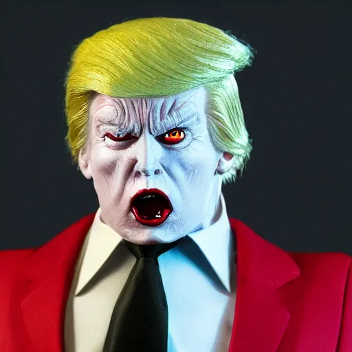 Prompt: donald trump as morbius the living vampire