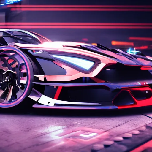 Prompt: a cyberpunk racing computer. Overpower, mat black metal, orange racing stripes, alienware, Beautiful dramatic dark moody tones and lighting, Ultra realistic details,cinematic atmosphere,studio lighting,shadows,dark background, Octane render,8K