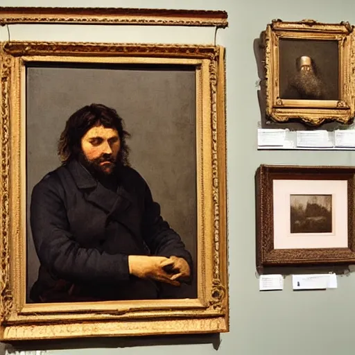 Prompt: This show of several dozen pictures, which includes stylish loans from major museums, makes a good case for generally reconsidering the work. Courbet, it should be remembered, belonged to the first generation of artists who had to operate in what we now consider the modern art market!