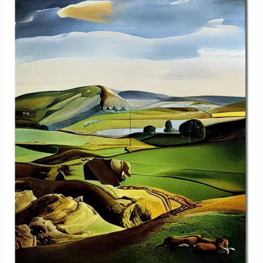 Yorkshire dales painting by Salvador Dali | Stable Diffusion | OpenArt