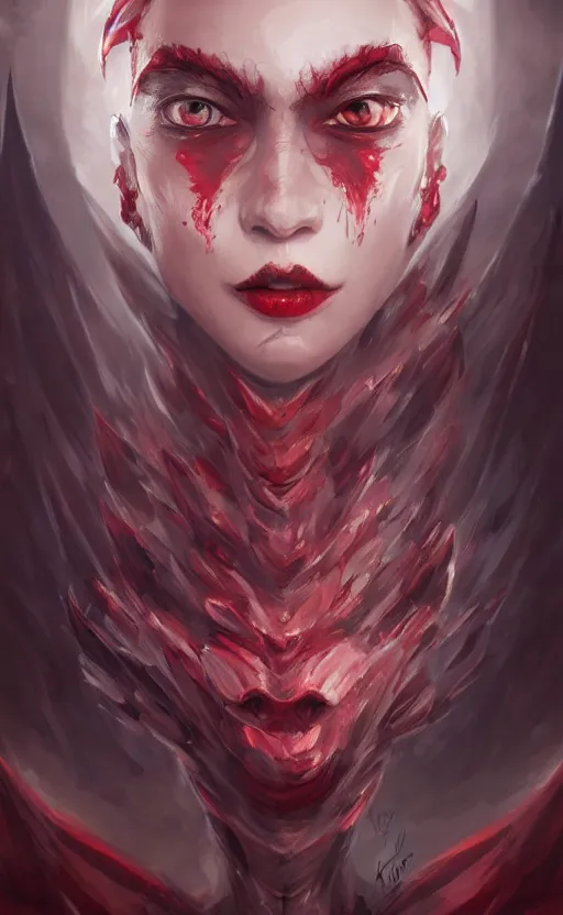 Image similar to face portrait of dragon kin woman, with pretty red ruby eyes, dynamic lighting, fantasy concept art, trending on art station, stunning visuals, creative, cinematic, ultra detailed