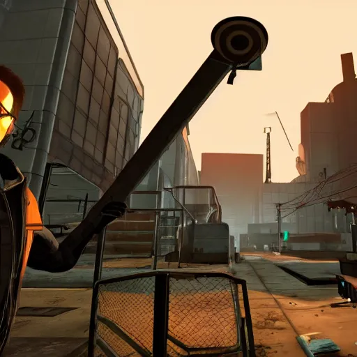 Image similar to Half Life 3, in game screenshot, leaked in-development screenshot