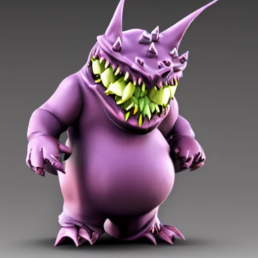 Prompt: gengar highly detailed