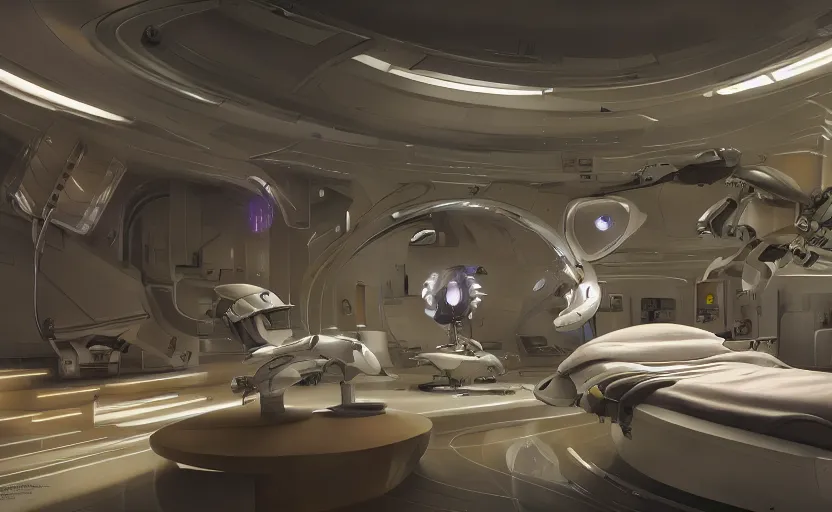 futuristic hospital