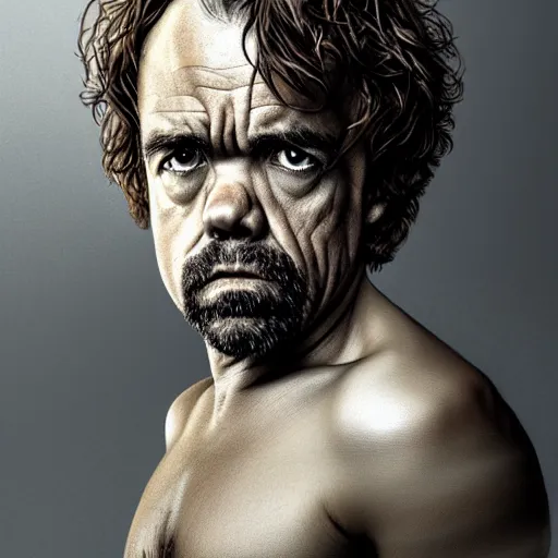 Prompt: peter dinklage as john locke in lost, digital painting, extremely detailed, 4 k, intricate, brush strokes, mark arian, artgerm, bastien lecouffe - deharme