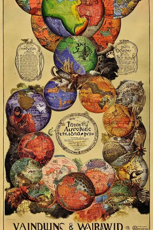 Image similar to vintage magazine advertisement depicting all of the languages in the world on a tongue, by marius lewandowski, by ernst haeckel