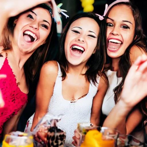 Image similar to girls having fun at a party