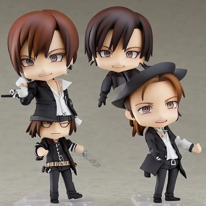 Image similar to [Johnny Depp], An anime Nendoroid of [Johnny Depp], figurine, detailed product photo