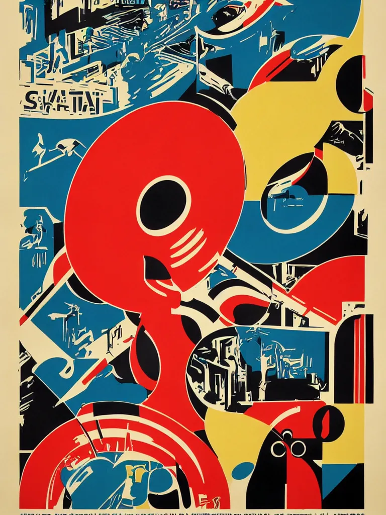 Image similar to vintage italian graphic design poster, stylish, colorful, visual communications