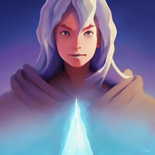 Image similar to face icon stylized minimalist wizard of the coast, loftis, cory behance hd by jesper ejsing, by rhads, makoto shinkai and lois van baarle, ilya kuvshinov, rossdraws global illumination