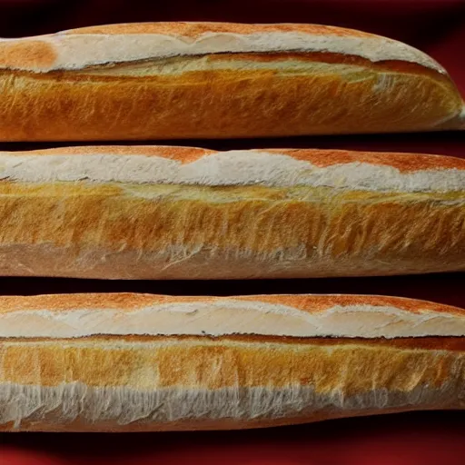 Image similar to A baguette as entertainment