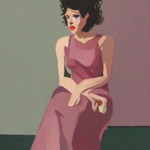 Image similar to hedgehog lady in the style of michael carson