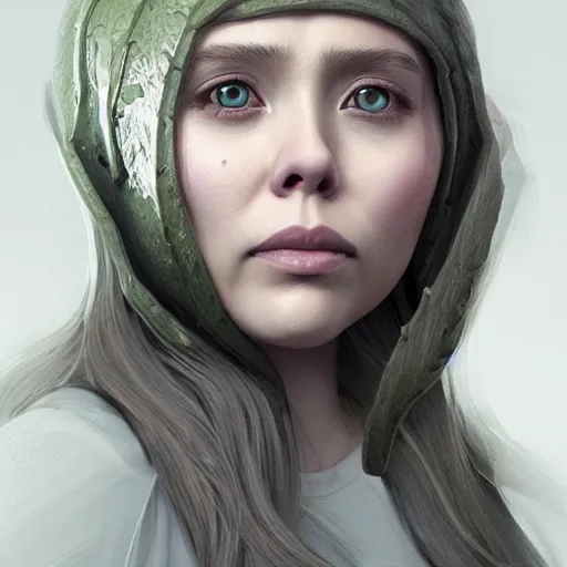 Image similar to melon!! has an [ [ elizabeth olsen face ] ]!!, trending on zbrush, unreal engine 5, cgsociety contest winner, intricate, detailed, 4 k quality, concept art