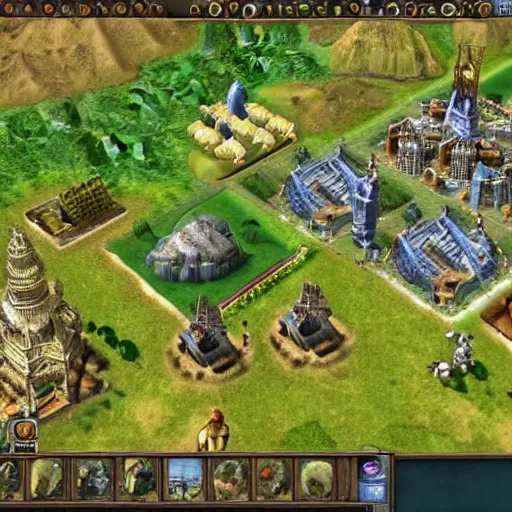 Prompt: civilization IV baba yetu opening