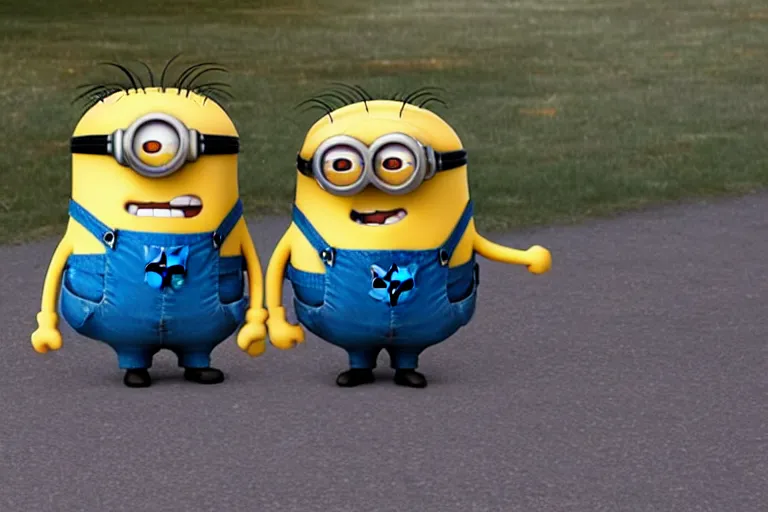 Image similar to Minion with downs syndrome