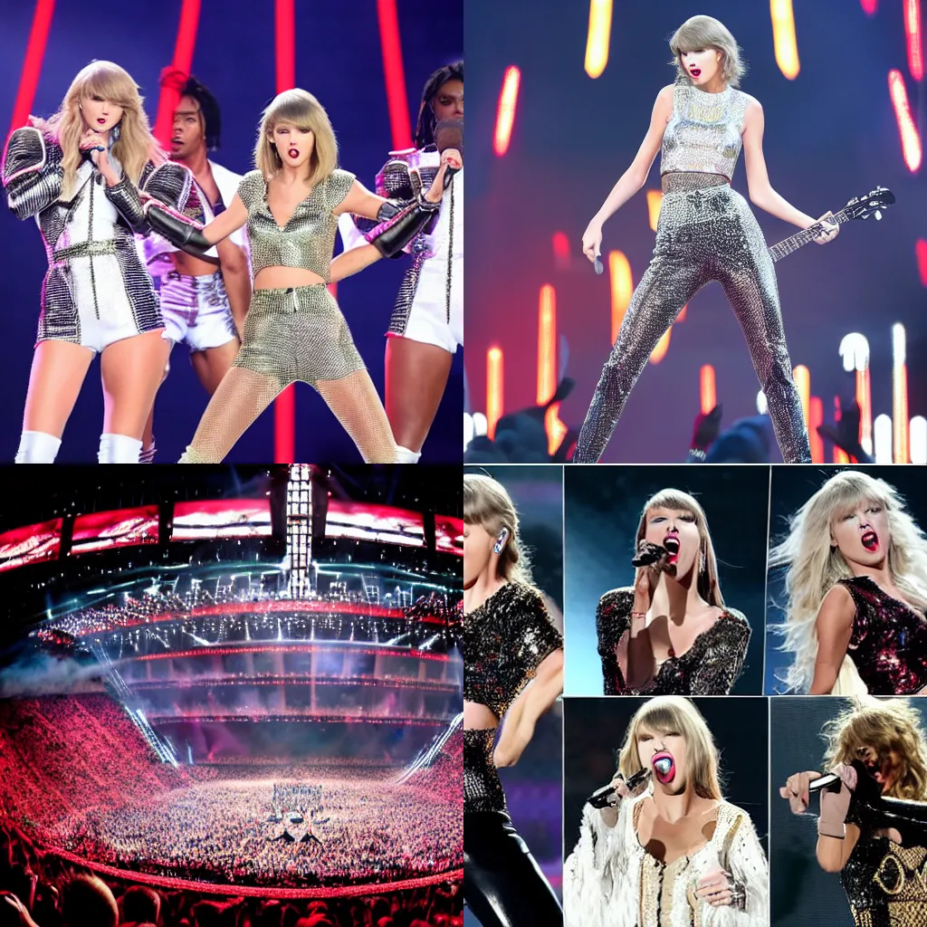 Prompt: Taylor Swift reputation stadium tour