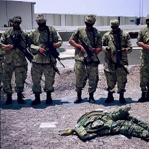 Image similar to “ spineless marines in iraq ”