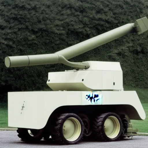 Image similar to jonathan ive dieter rams self propelled howitzer