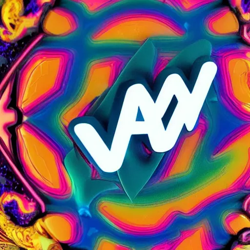 Image similar to a and w vaporwave logo, colorful, digital art, cosmic, 3 d high definition, trending on art station, photorealistic, high resolution, 8 k, octane, hyper detailed, insane details, intricate, elite, ornate, elegant trend, highly detailed and intricate, sharp focus, photography, unreal engine