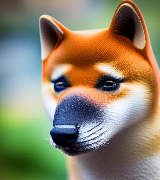 Prompt: award winning 5 5 mm photo of a shiba inu tapir hybrid in a part.. dof. bokeh. life - like. very detailed 8 k. intricate. soft light. nikon d 8 5 0.