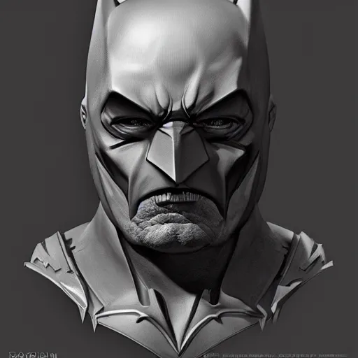 Image similar to batman, concept art by jason a. engle, featured on zbrush central, photorealism, zbrush, lovecraftian, hard surface modeling