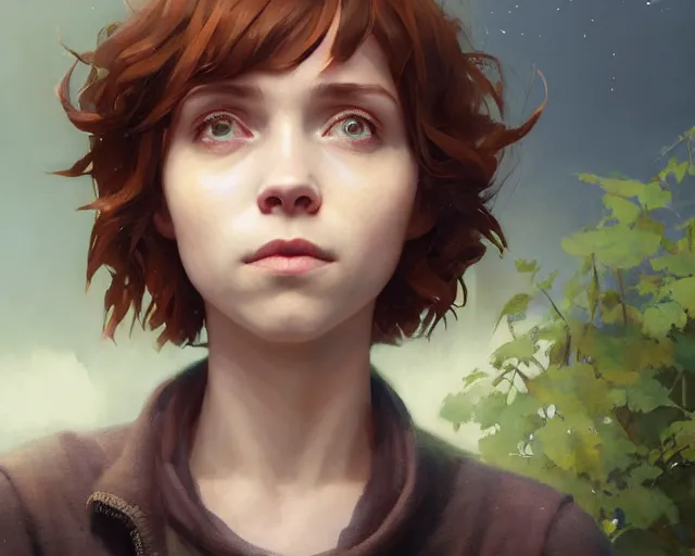 Prompt: highly detailed portrait of sophia lillis, in life is strange, stephen bliss, unreal engine, fantasy art by greg rutkowski, loish, rhads, ferdinand knab, makoto shinkai and lois van baarle, ilya kuvshinov, rossdraws, tom bagshaw, global illumination, radiant light, detailed and intricate environment