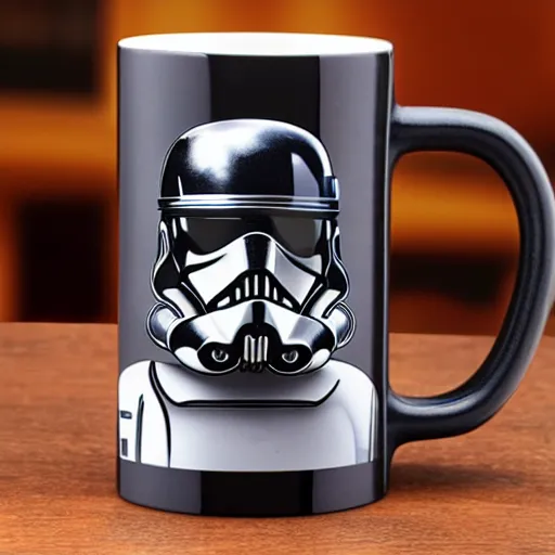 Image similar to 3CPO Mechanical Coffee Mug, still from star wars,