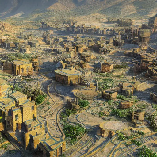 Image similar to An expansive solarpunk city in the Simien Mountains, intricate details, background depth, rich colour, photorealism, intricate, elegant, highly detailed, smooth, 8k, sharp focus,