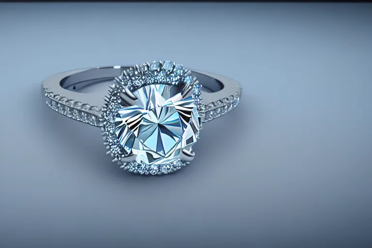 Image similar to diamond ring. super realistic 8 k render of a elegant, cinematic composition