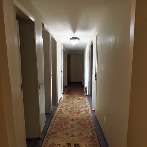 Image similar to apartment hallway, craigslist photo