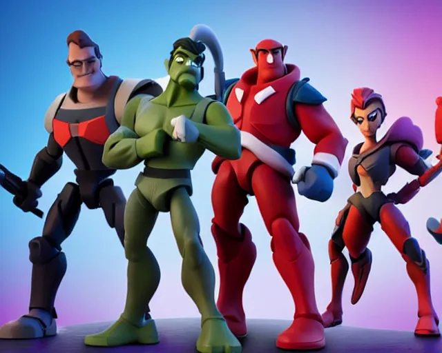 Prompt: Congress Running Out of Time on its Big Tech Antitrust Bill as a disney infinity figure with no joint articulation, with over simplified planar forms with sharp stylized clothing folds, by Titan Books, product photo