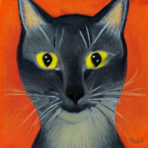 Prompt: an orange cat