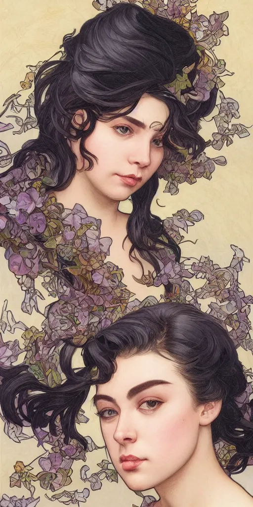 Prompt: Charlie XCX, elegant, highly detailed, digital painting, artstation, concept art, smooth, sharp focus, illustration, ArtStation, art by artgerm and greg rutkowski and alphonse mucha and J. C. Leyendecker and Edmund Blair Leighton and Katsuhiro Otomo and Geof Darrow and Phil hale and Ashley wood and Ilya repin and Charlie Bowater