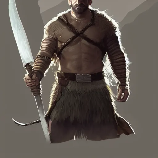 Image similar to Portrait of Jon Bernthal as a wild warrior, lord of the rings, mattepainting concept Blizzard pixar maya engine on stylized background splash comics global illumination lighting artstation lois van baarle, ilya kuvshinov, rossdraws