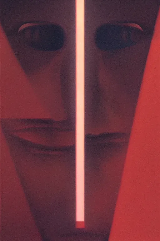 Image similar to woman wearing oculus and digital glitch head edward hopper and james gilleard, zdzislaw beksisnski, higly detailed