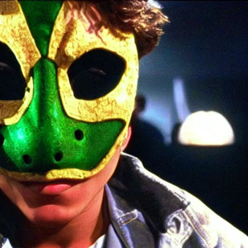 Image similar to tom Holland as The mask (1994)