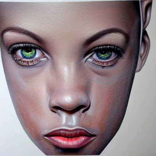 Image similar to : jaiye farrell art, hyper - realistic, detailed,