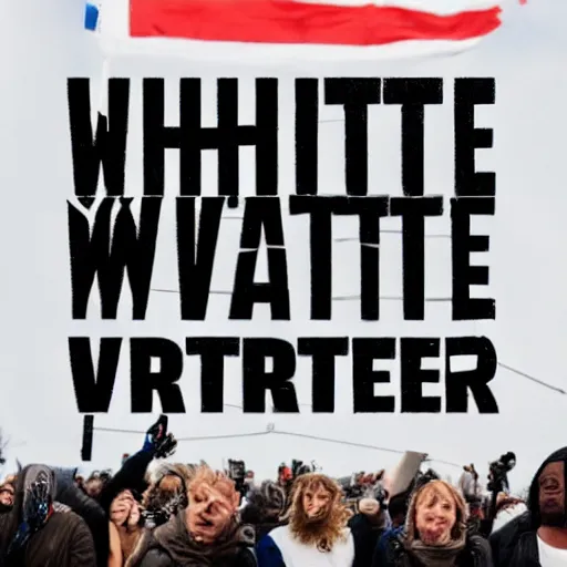 Prompt: white lives matter