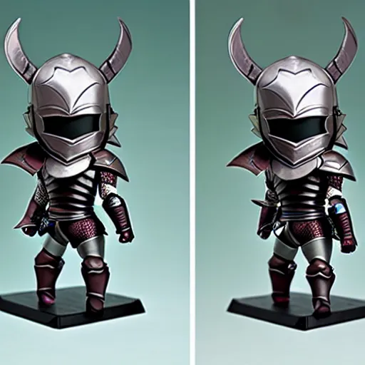 Prompt: lovey armor knight with Fornt, back. Left, Right Concept. style as Nendoroid