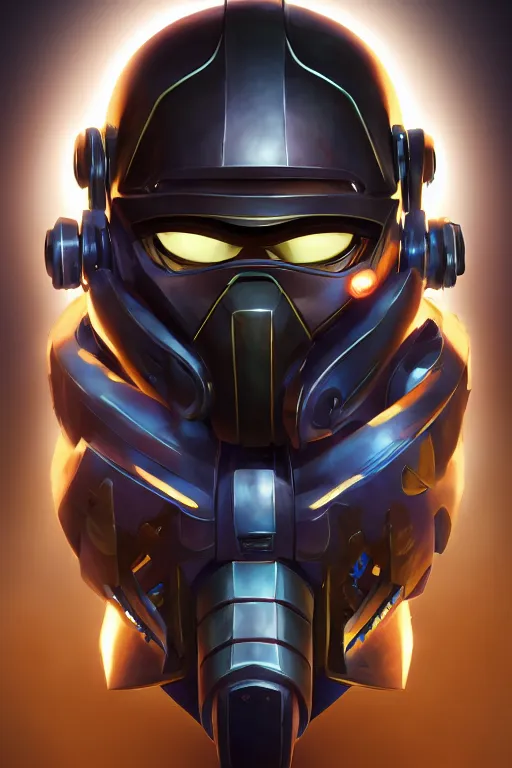 Image similar to epic mask helmet robot ninja portrait stylized as fornite style game design fanart by concept artist gervasio canda, behance hd by jesper ejsing, by rhads, makoto shinkai and lois van baarle, ilya kuvshinov, rossdraws global illumination radiating a glowing aura global illumination ray tracing hdr render in unreal engine 5