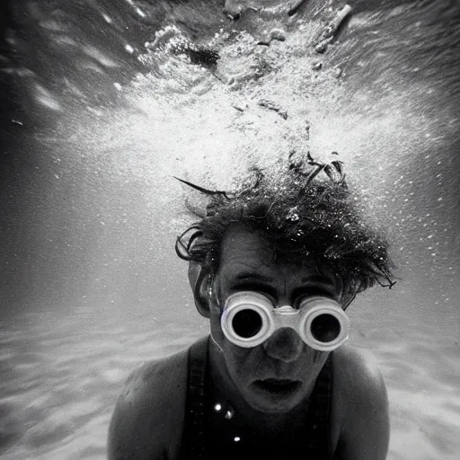 Image similar to Underwater close up portrait by Trent Parke, clean, detailed, Magnum photos