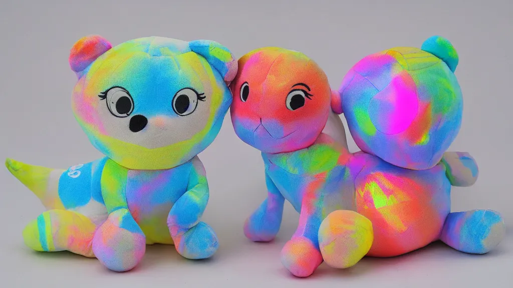 Image similar to holography neutral plushie toy book