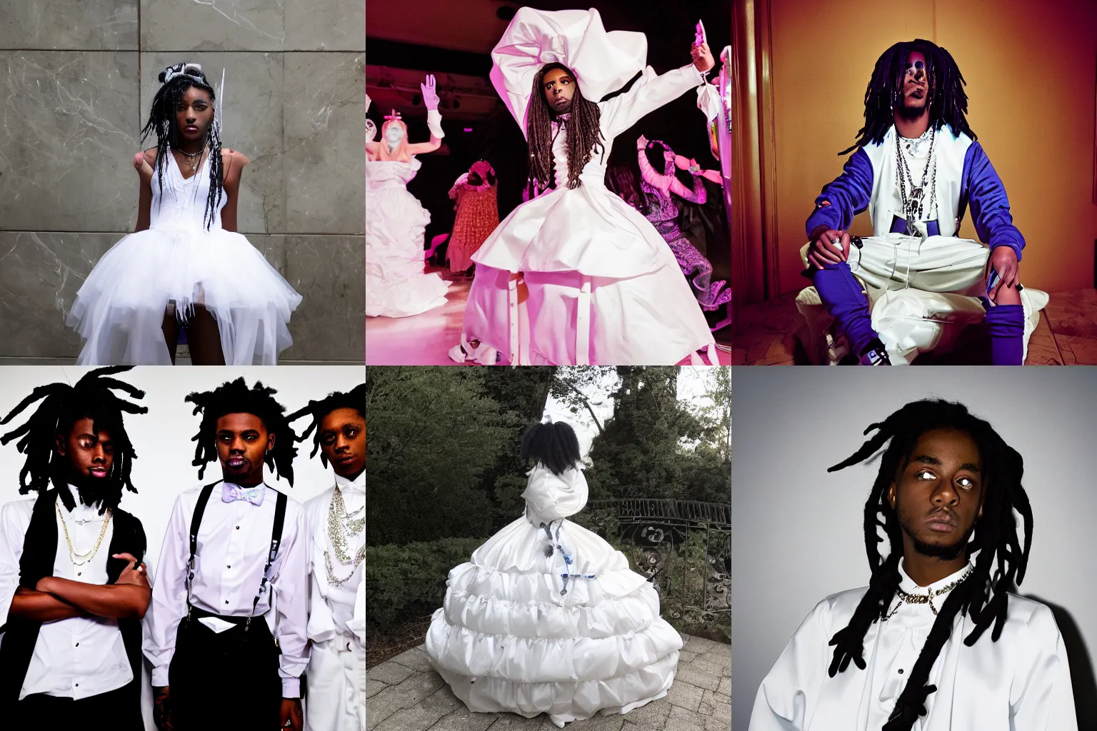 Prompt: SoundCloud rapper debutante ball