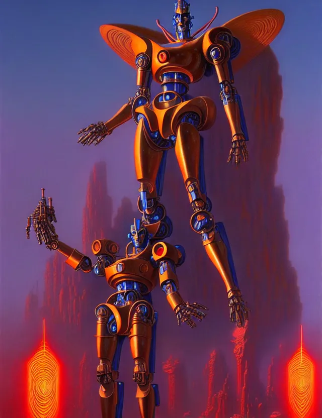 Prompt: a statue of hades mecha, tim hildebrandt, wayne barlowe, bruce pennington, donato giancola, trending on artstation, cinematic composition, beautiful lighting, hyper detailed, 8 k, oil on canvas