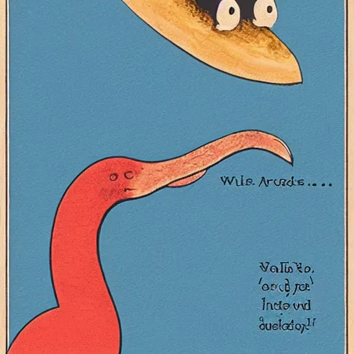 Image similar to walrus illustration by Dr. Suess